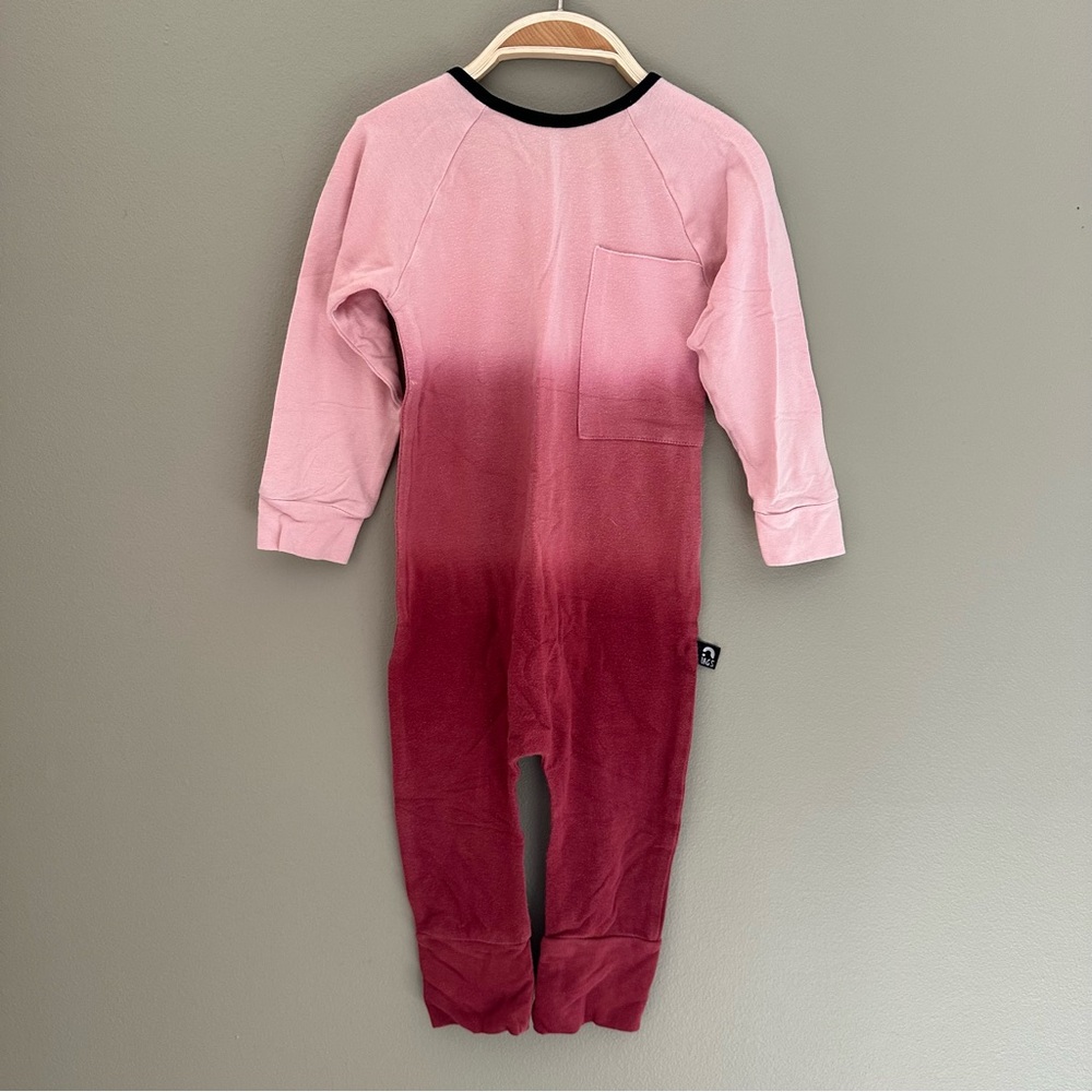 Rags to Raches Pink and Red Ombre Romper